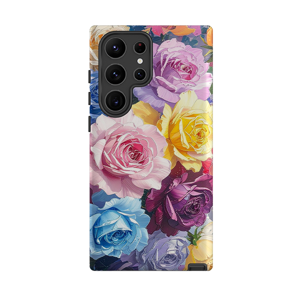Samsung Tough Case - Summer Floral Roses