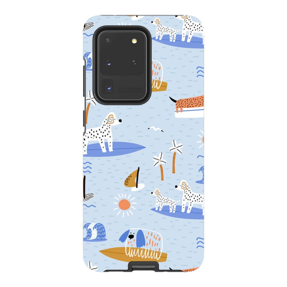 Samsung Tough Case - Surfing Dogs