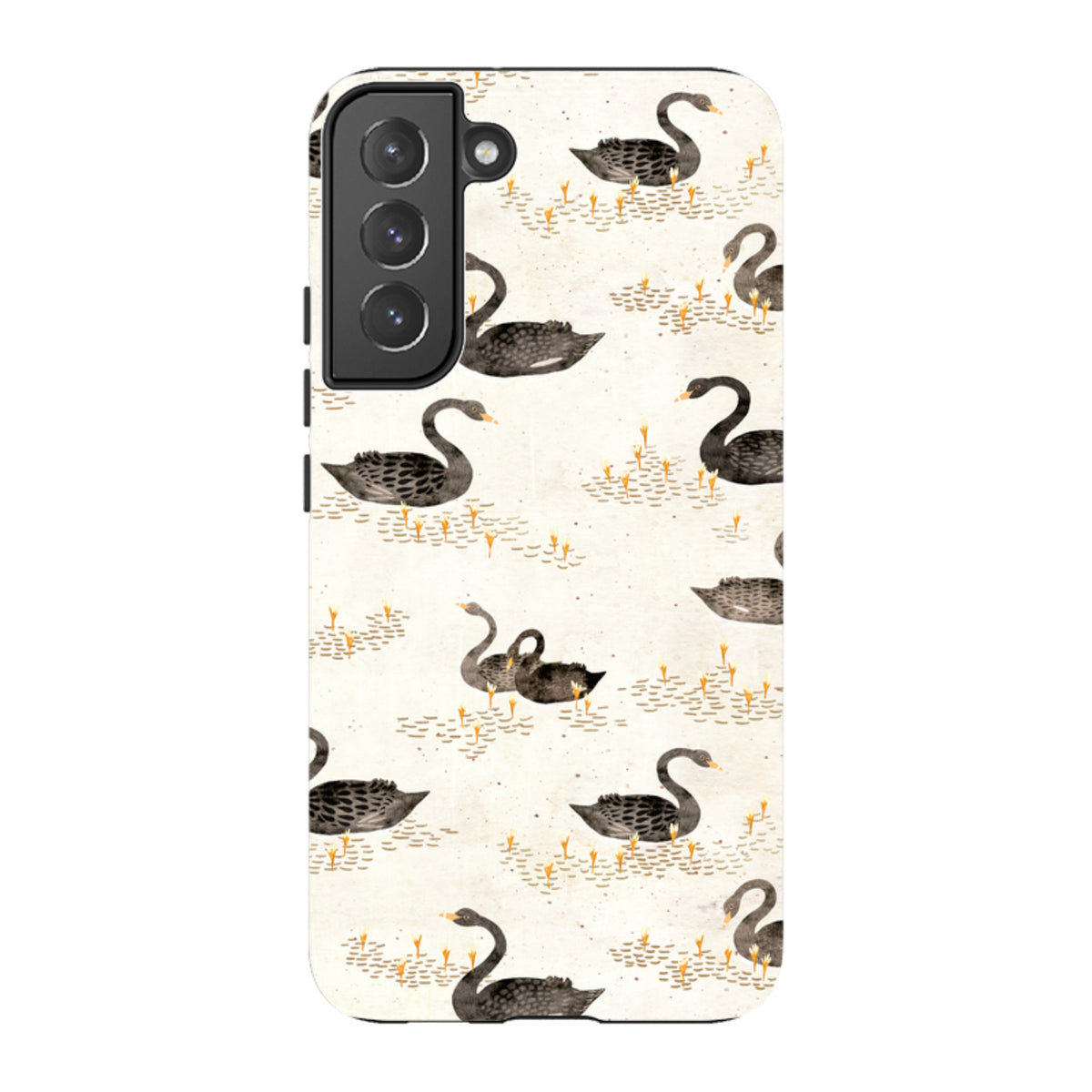 Samsung Tough Case - Swans Cream By Katherine Quinn