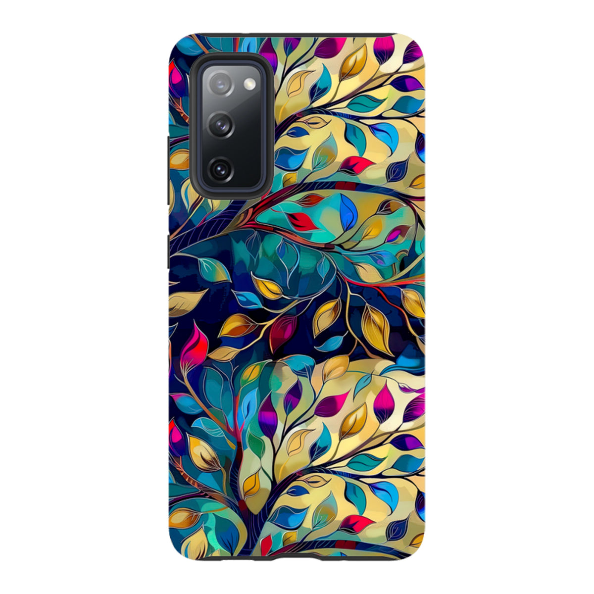 Samsung Tough Case - Teal Leaves