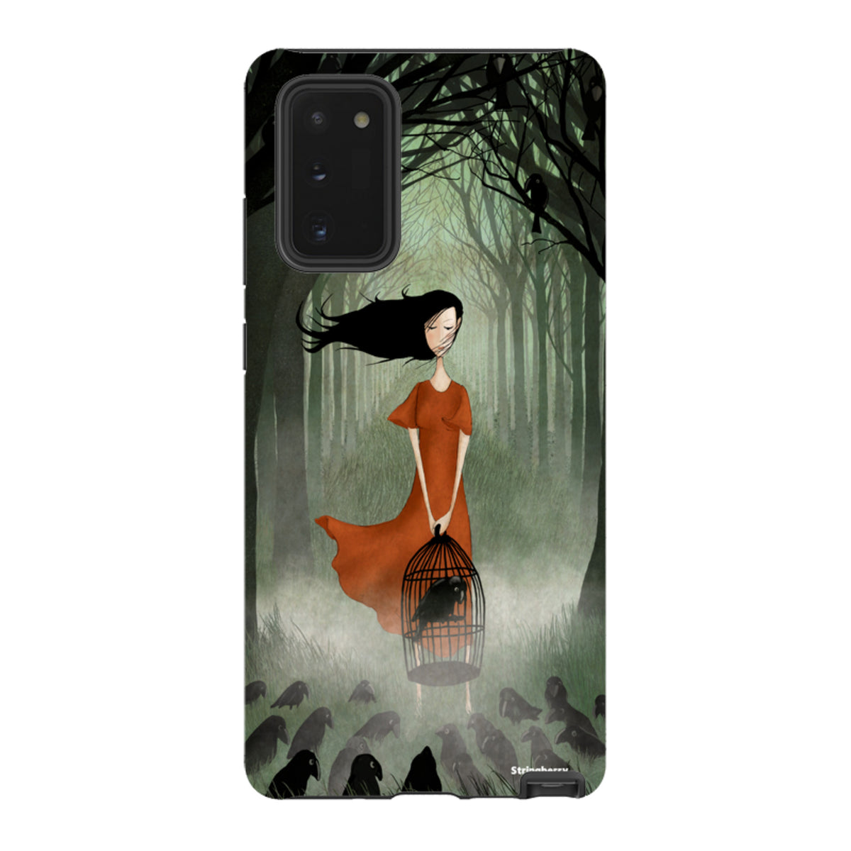 Samsung Tough Case - The Raven Girl By Maja Lindberg
