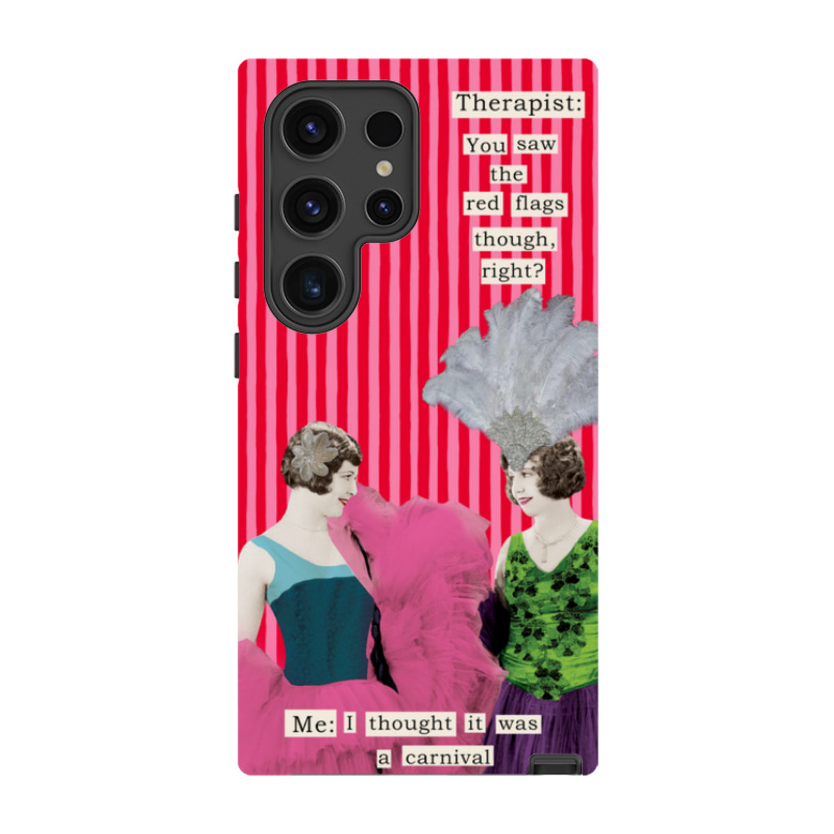 Samsung Tough Case - Therapist Red Flag By Clare Jordan