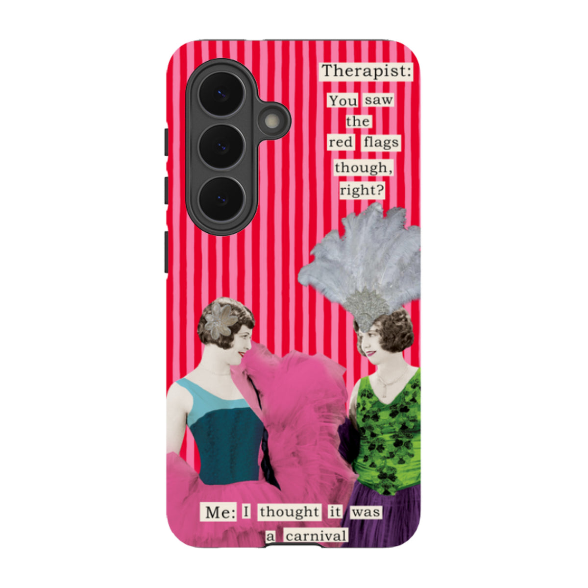 Samsung Tough Case - Therapist Red Flag By Clare Jordan