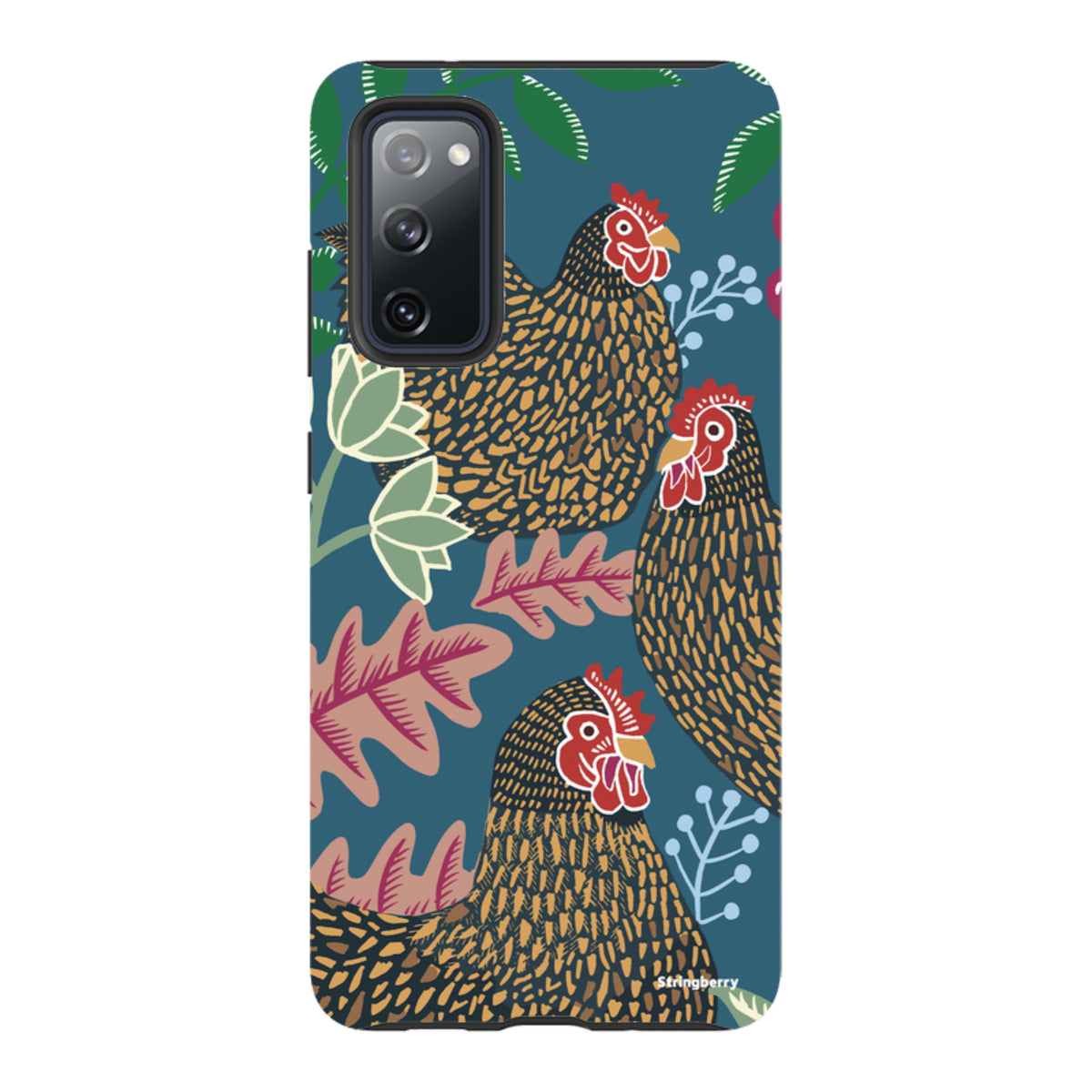 Samsung Tough Case - Three French Hens By Kate Heiss