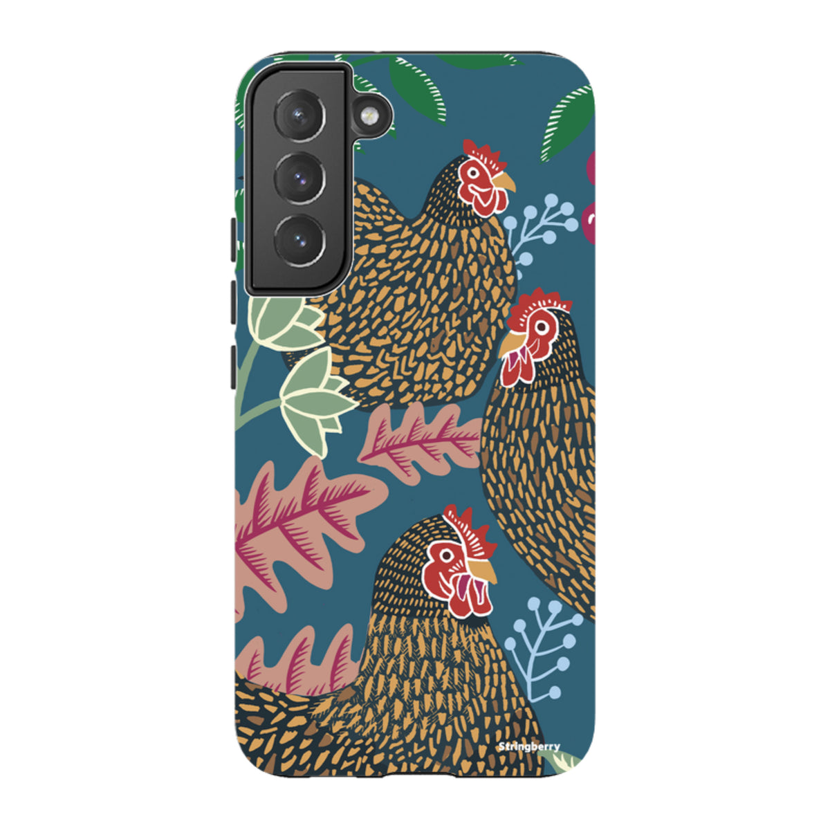 Samsung Tough Case - Three French Hens By Kate Heiss