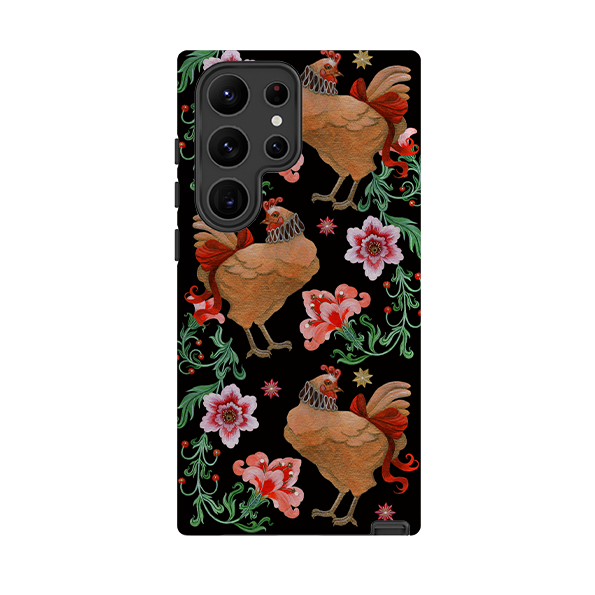 Samsung Tough  Case - Three French Hens By Maria Matos