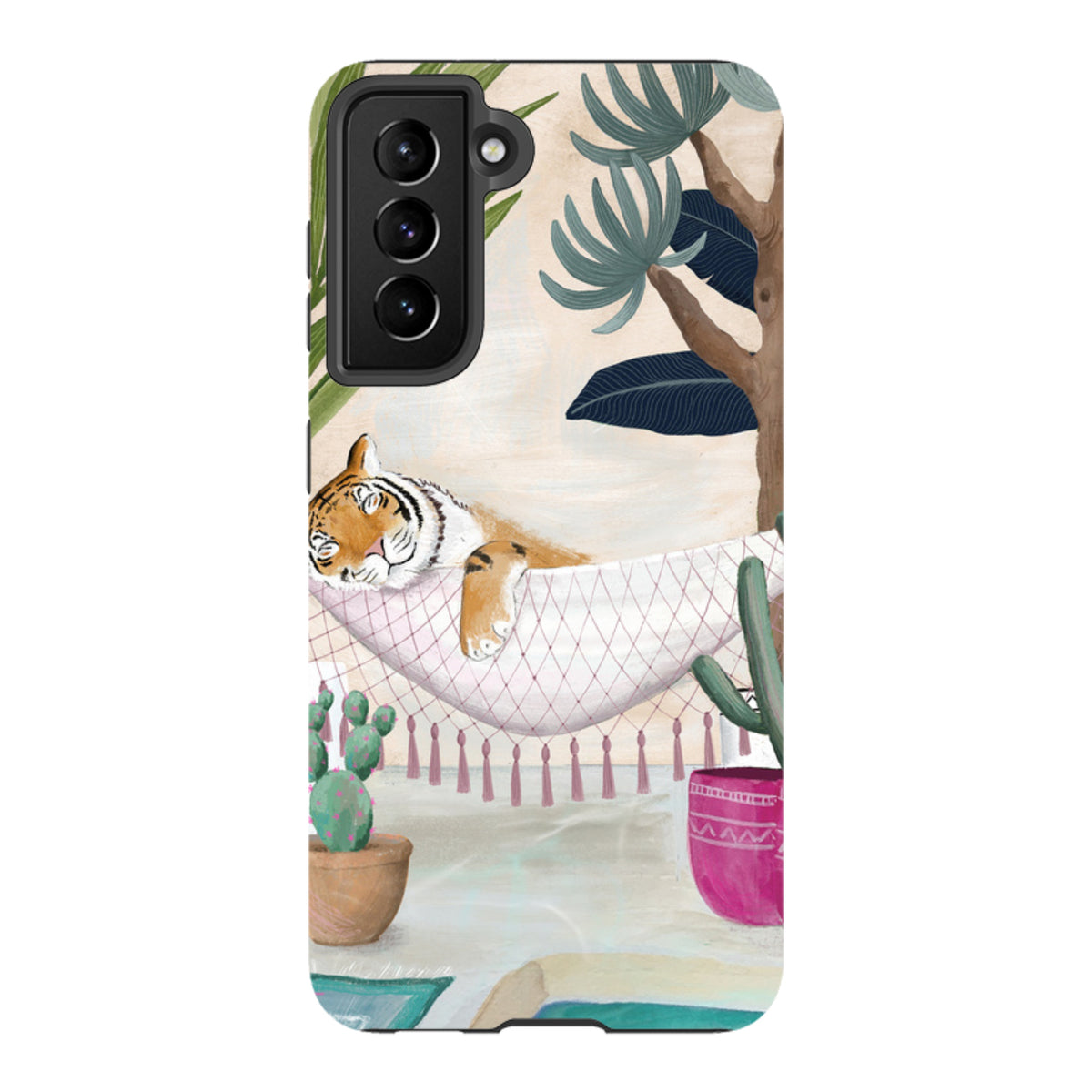 Samsung Tough Case - Tiger Hammock By Bex Parkin