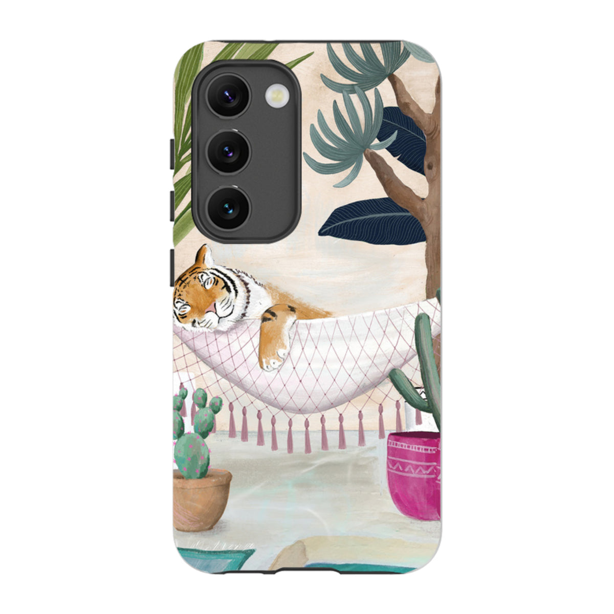 Samsung Tough Case - Tiger Hammock By Bex Parkin