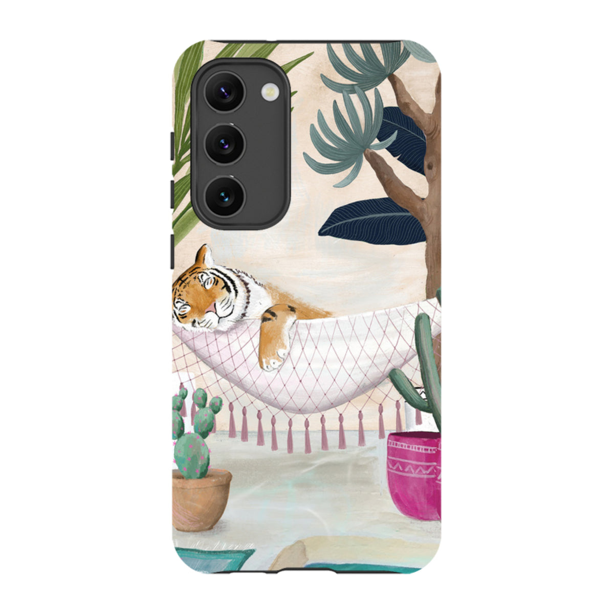 Samsung Tough Case - Tiger Hammock By Bex Parkin