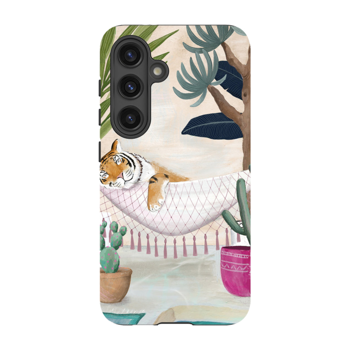 Samsung Tough Case - Tiger Hammock By Bex Parkin