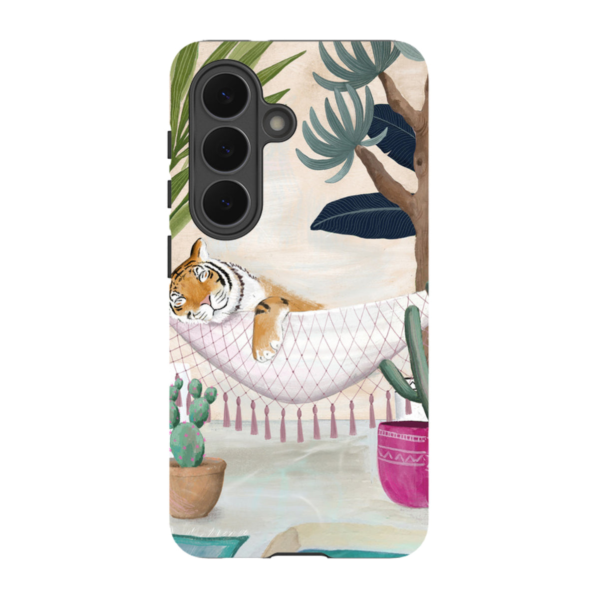 Samsung Tough Case - Tiger Hammock By Bex Parkin
