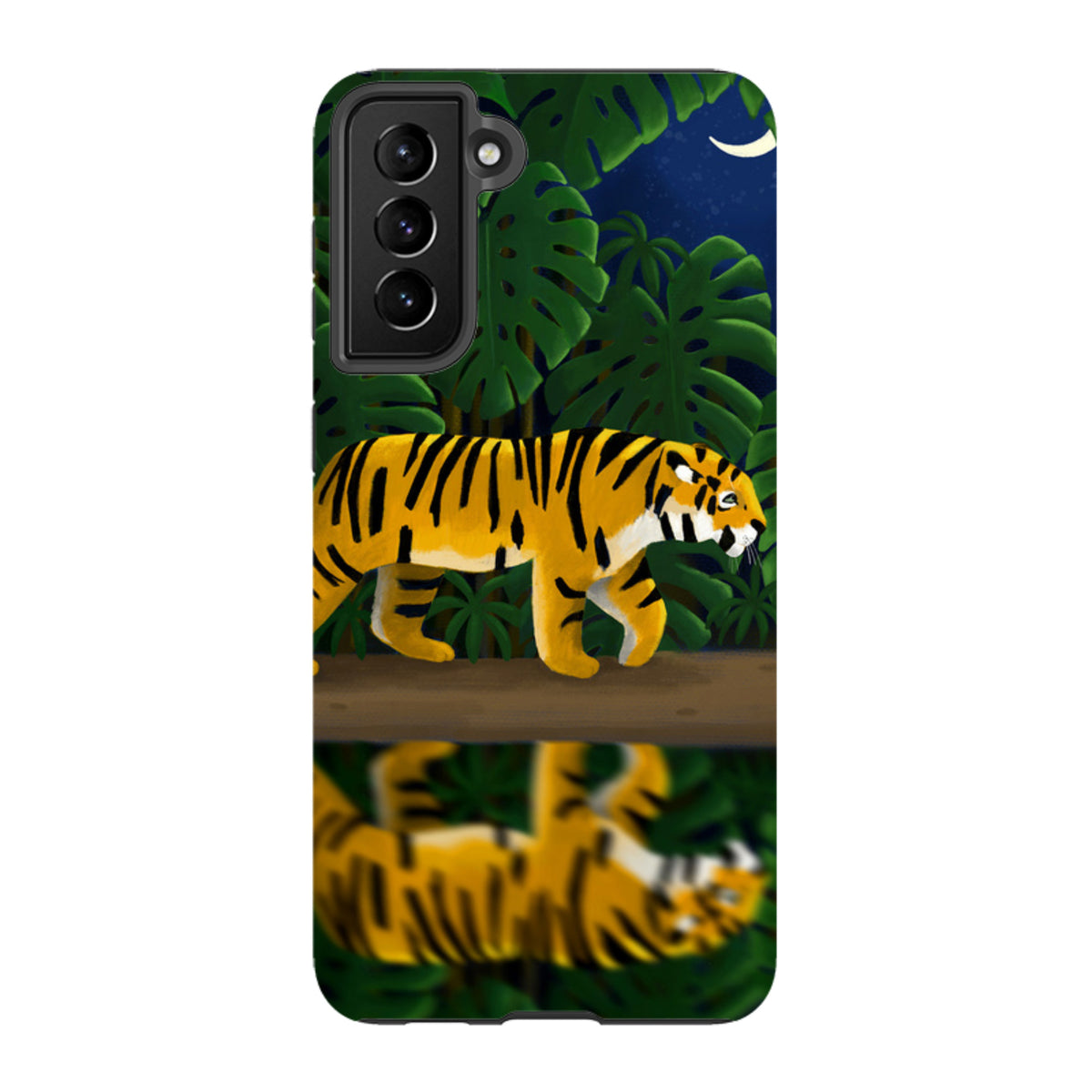 Samsung Tough Case - Tiger Night By Bex Parkin