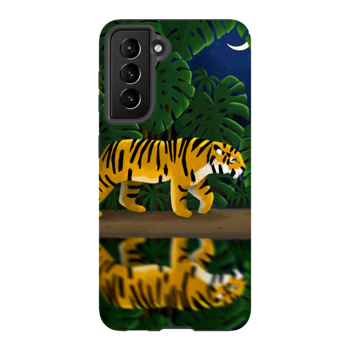 Samsung Tough Case - Tiger Night By Bex Parkin