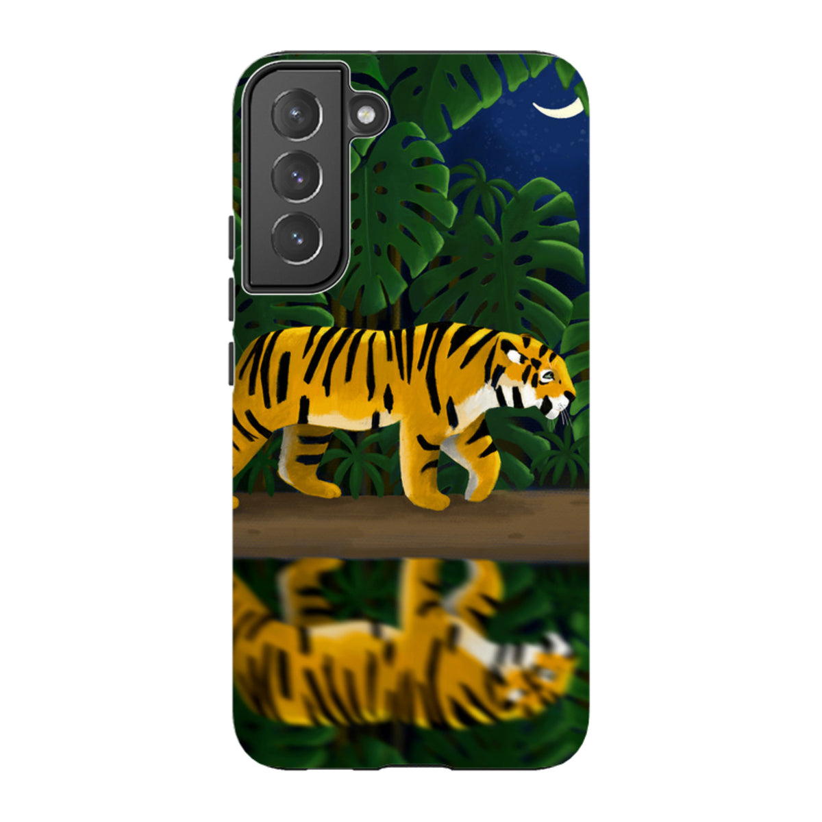 Samsung Tough Case - Tiger Night By Bex Parkin