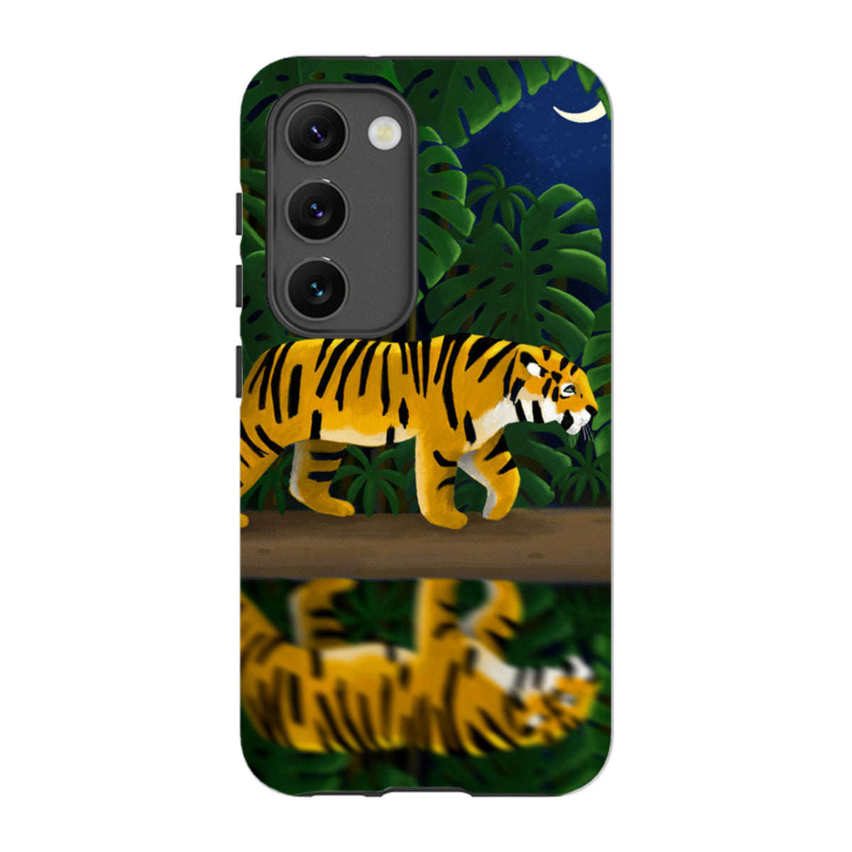 Samsung Tough Case - Tiger Night By Bex Parkin