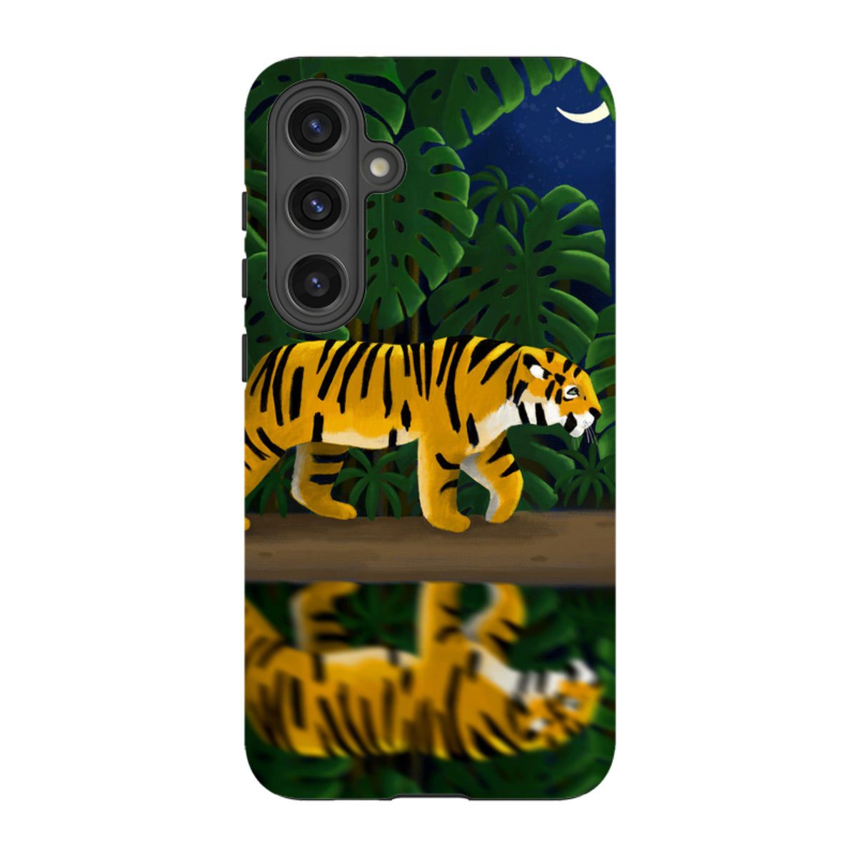 Samsung Tough Case - Tiger Night By Bex Parkin