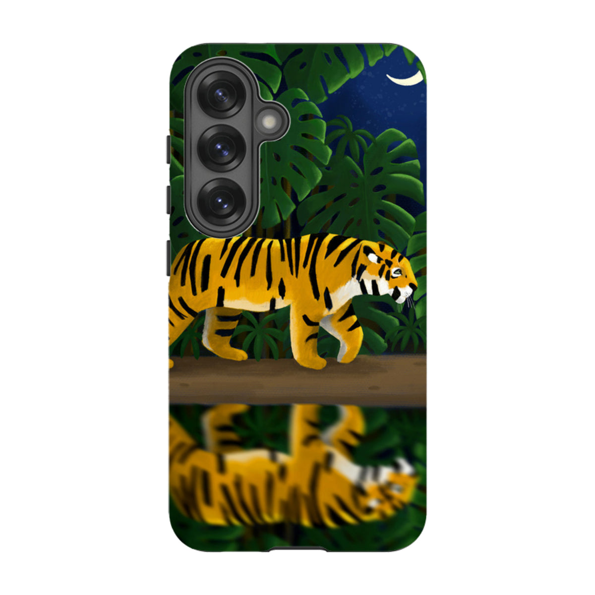 Samsung Tough Case - Tiger Night By Bex Parkin