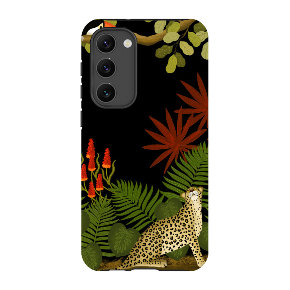 Samsung Tough Case - Toucan Leopard By Bex Parkin