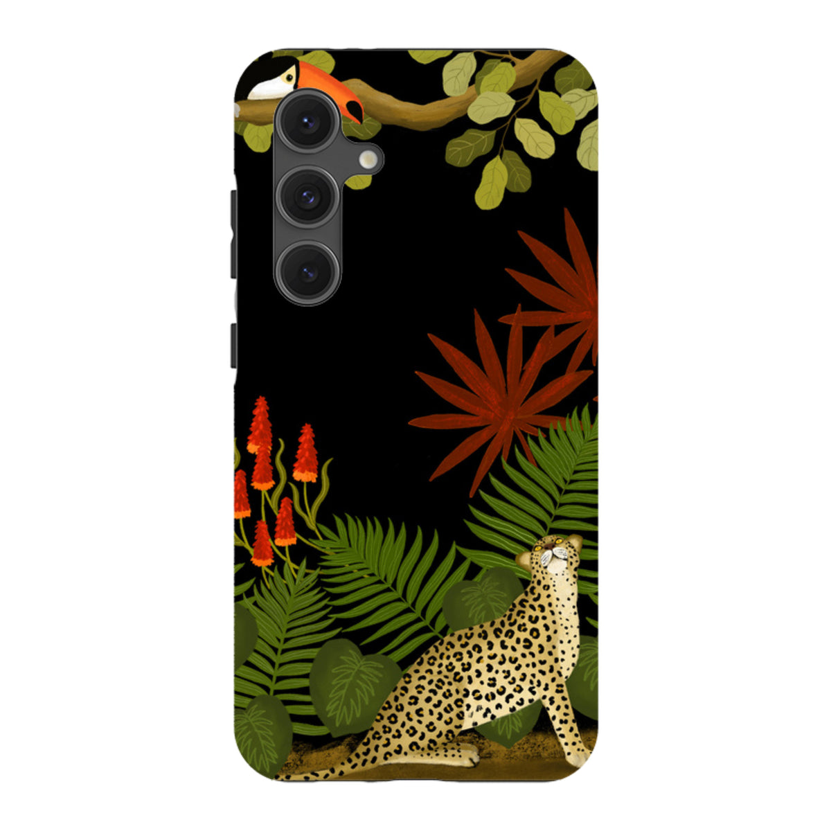 Samsung Tough Case - Toucan Leopard By Bex Parkin