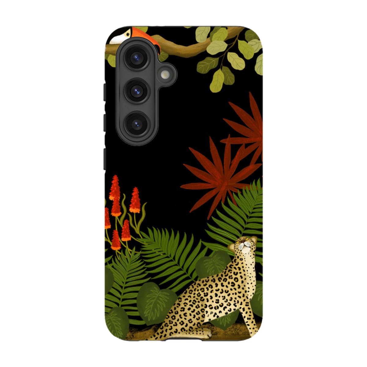 Samsung Tough Case - Toucan Leopard By Bex Parkin