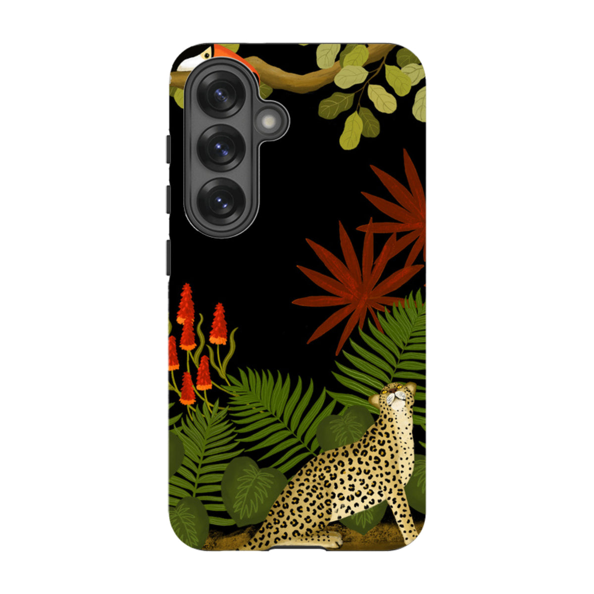 Samsung Tough Case - Toucan Leopard By Bex Parkin