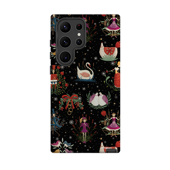 Samsung Tough Case - Twelve Days Black By Maja Lindberg