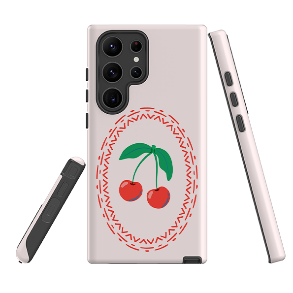 Samsung Tough Case - Two Cherries