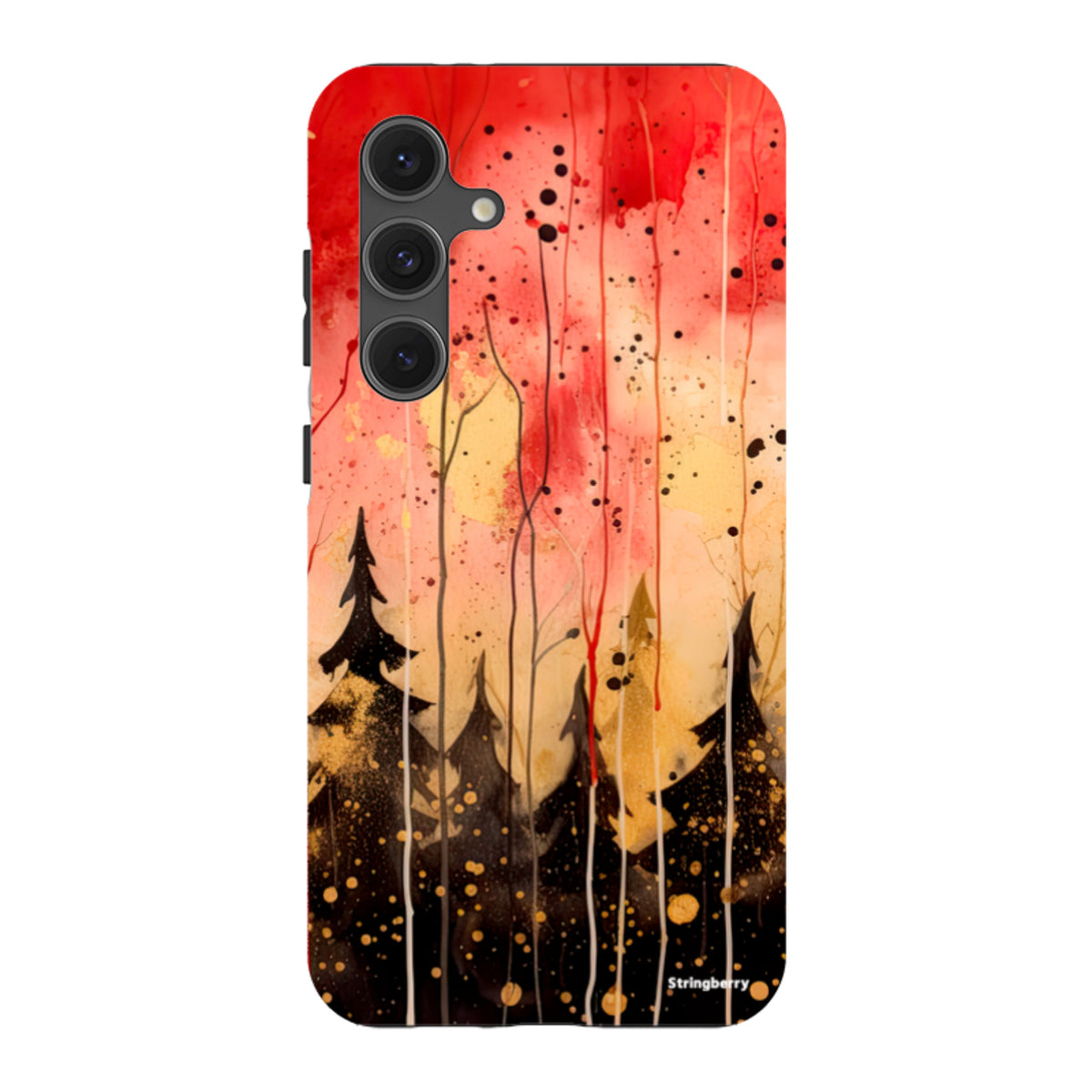 Samsung Tough Case – Winterwald in Aquarell