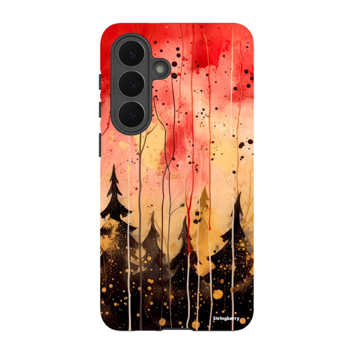 Samsung Tough Case – Winterwald in Aquarell