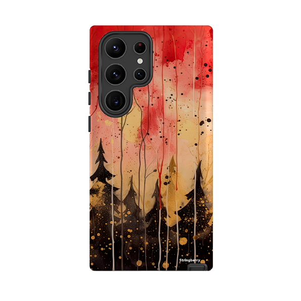 Samsung Tough Case - Watercolour Winter Forest