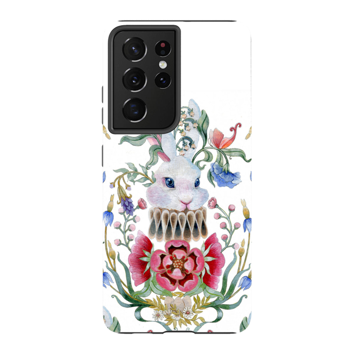 Samsung Tough Case - White Rabbit By Maria Matos