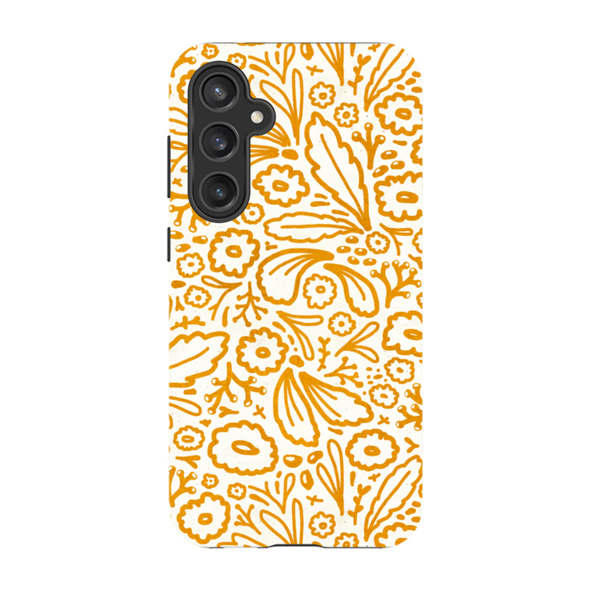 Samsung Tough Case - Wind Fall Mustard By Katherine Quinn