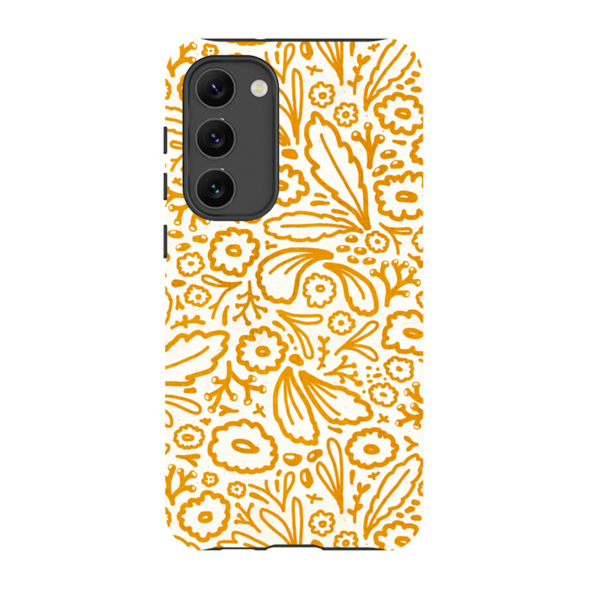Samsung Tough Case - Wind Fall Mustard By Katherine Quinn