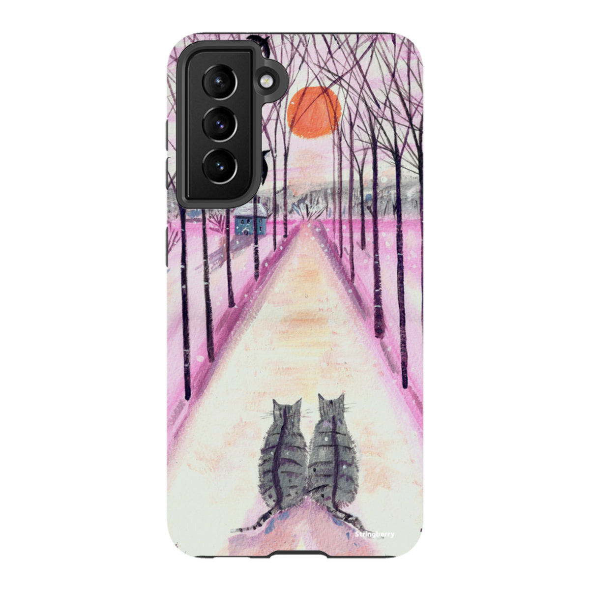 Samsung Tough Case - Winter Cats By Mary Stubberfield