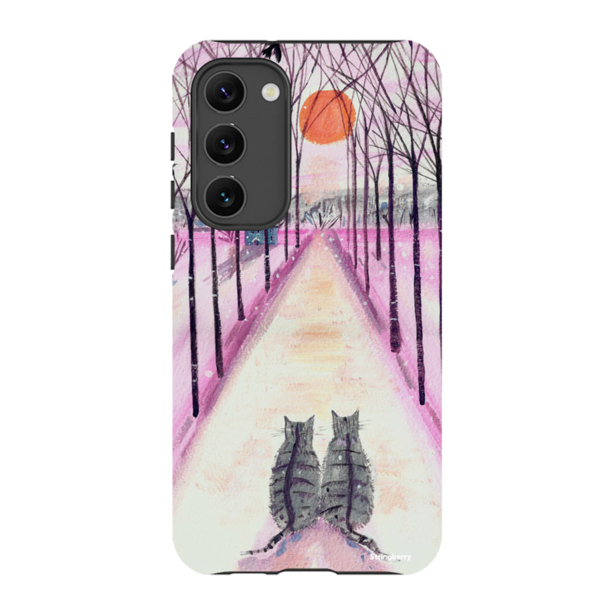 Samsung Tough Case - Winter Cats By Mary Stubberfield