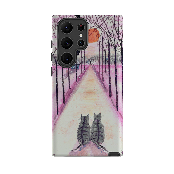Samsung Tough Case – Winterkatzen von Mary Stubberfield