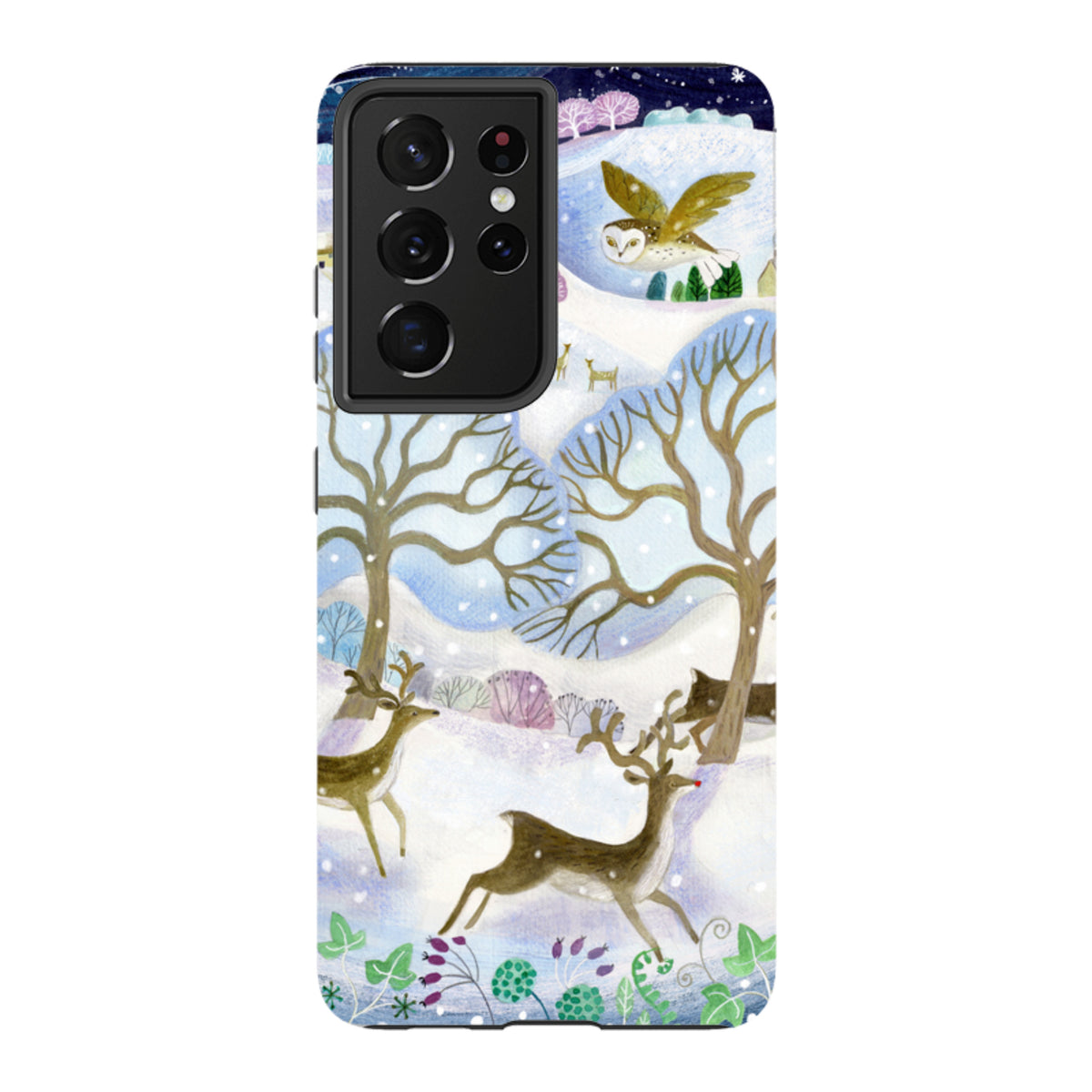 Samsung Tough Case - Winter Deer By Bex Parkin