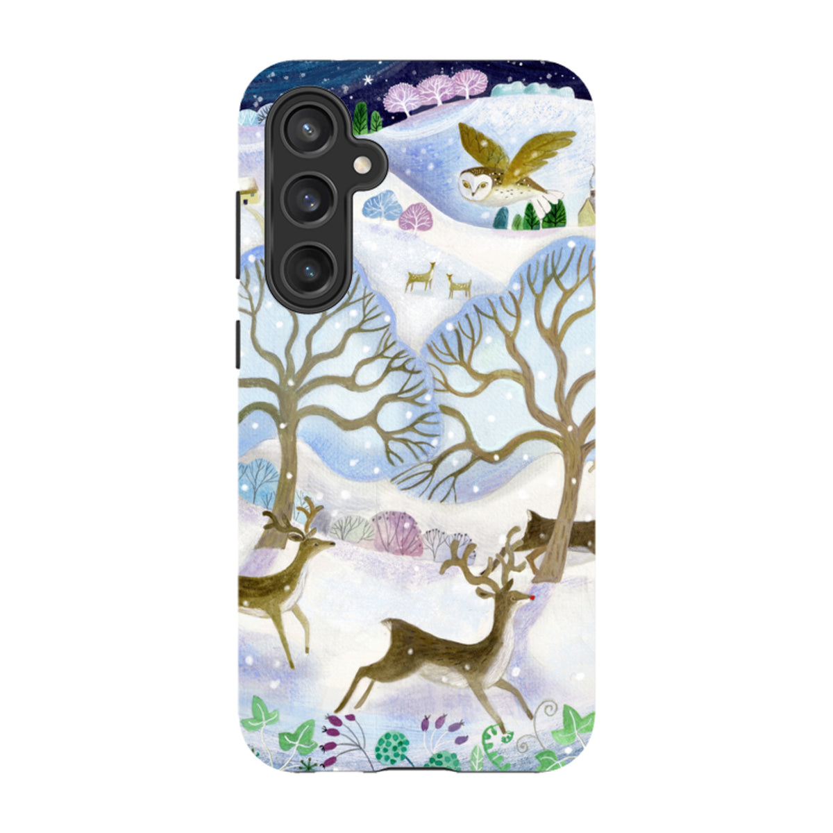 Samsung Tough Case - Winter Deer By Bex Parkin