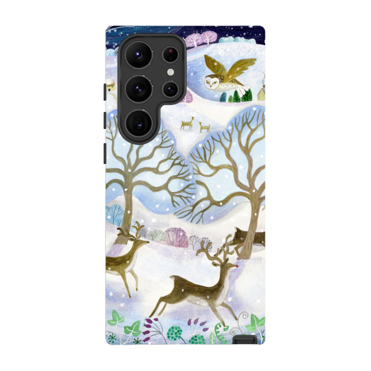 Samsung Tough Case - Winter Deer By Bex Parkin