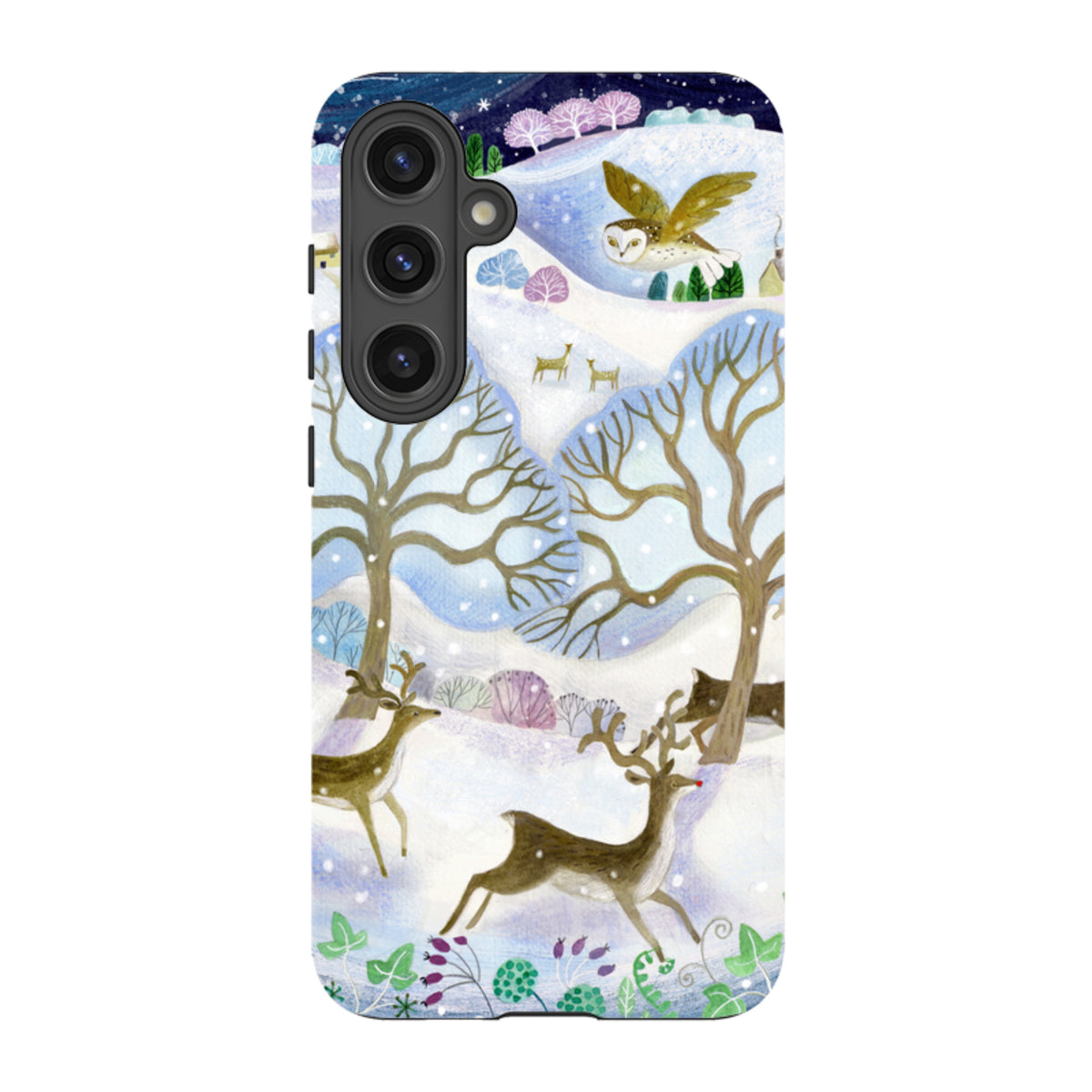 Samsung Tough Case - Winter Deer By Bex Parkin