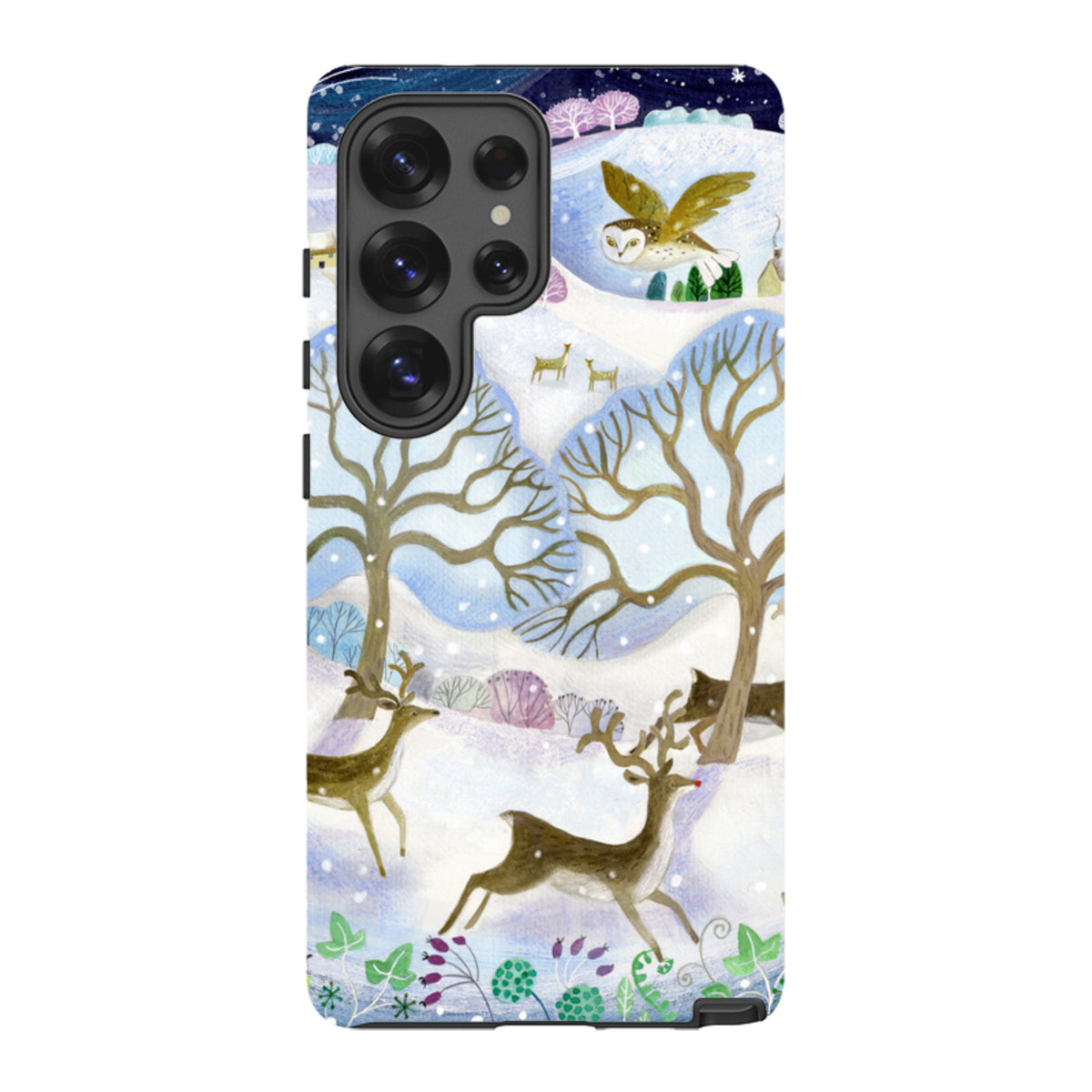 Samsung Tough Case - Winter Deer By Bex Parkin