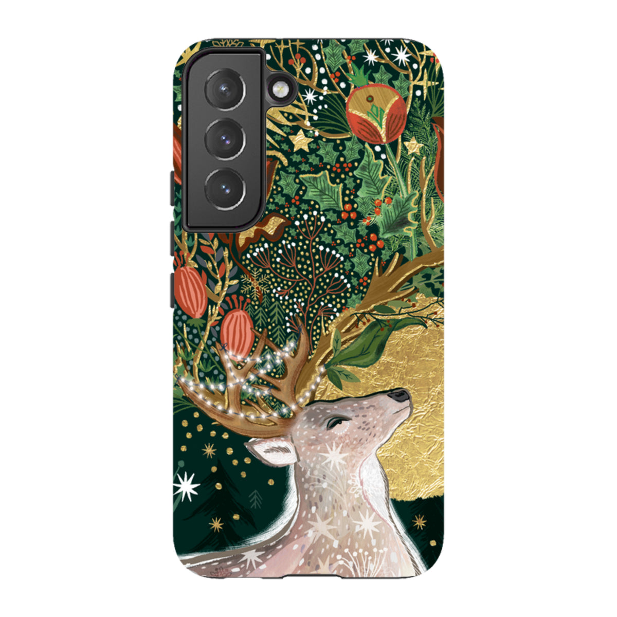 Samsung Tough Case - Winter Deer I By Emma Frances Grant