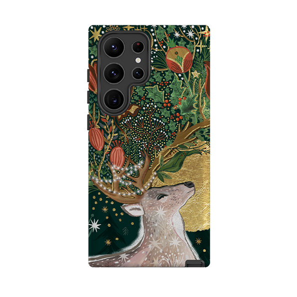 Samsung Tough Case - Winter Deer I By Emma Frances Grant