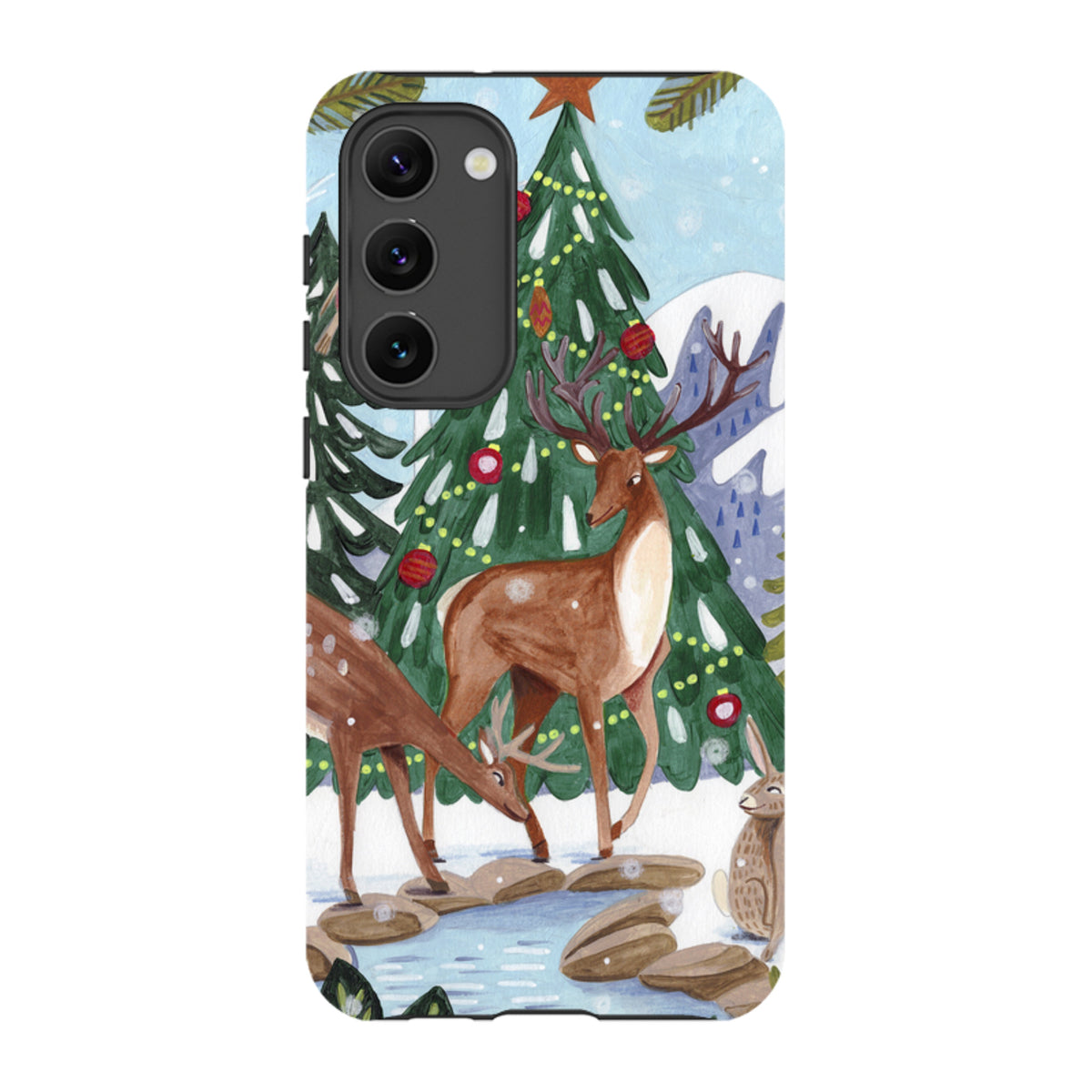 Samsung Tough Case - Winter Forest By Caroline Bonne Muller