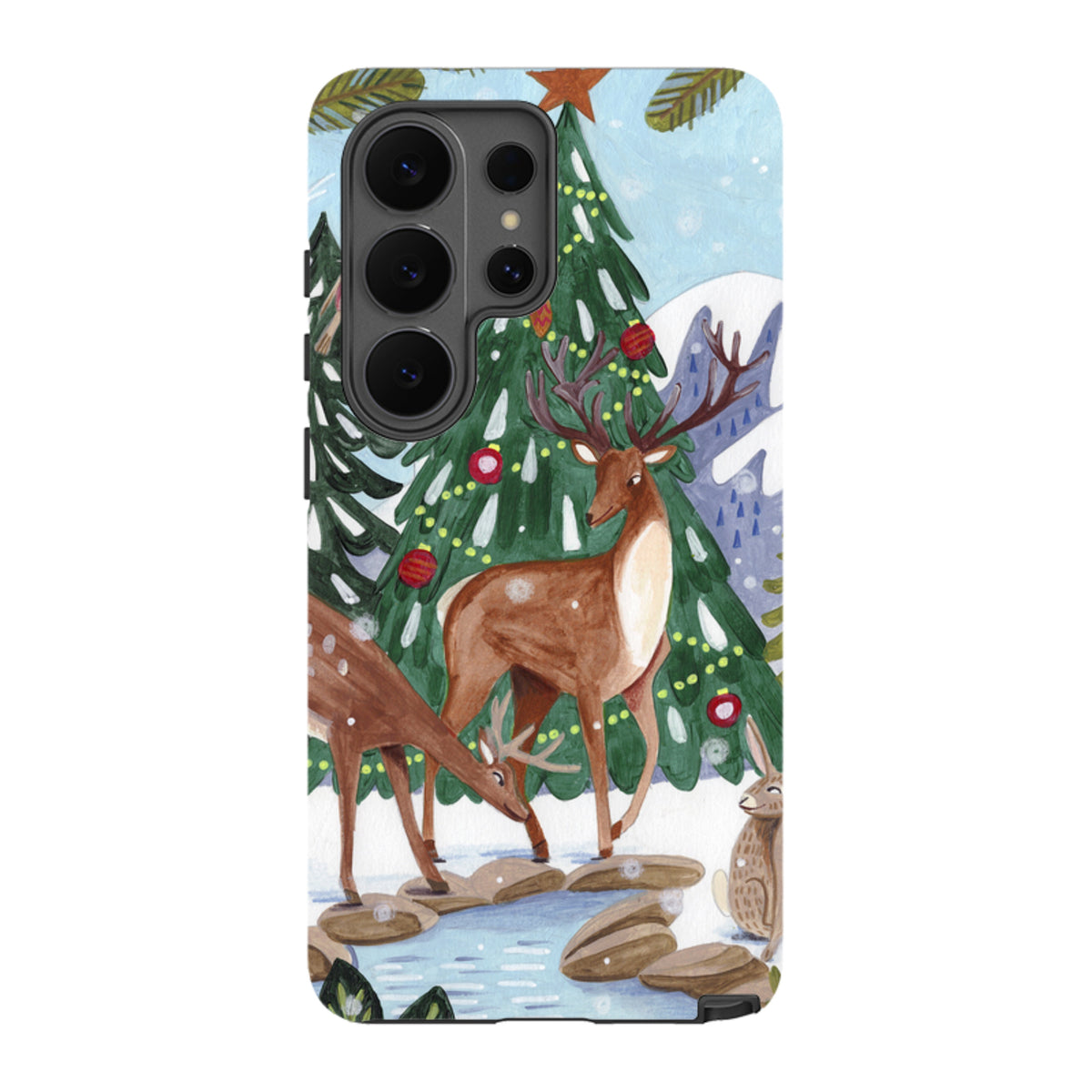 Samsung Tough Case - Winter Forest By Caroline Bonne Muller
