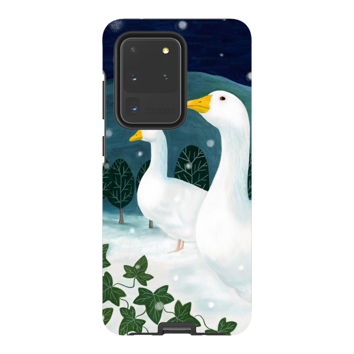 Samsung Tough Case - Winter Geese By Bex Parkin