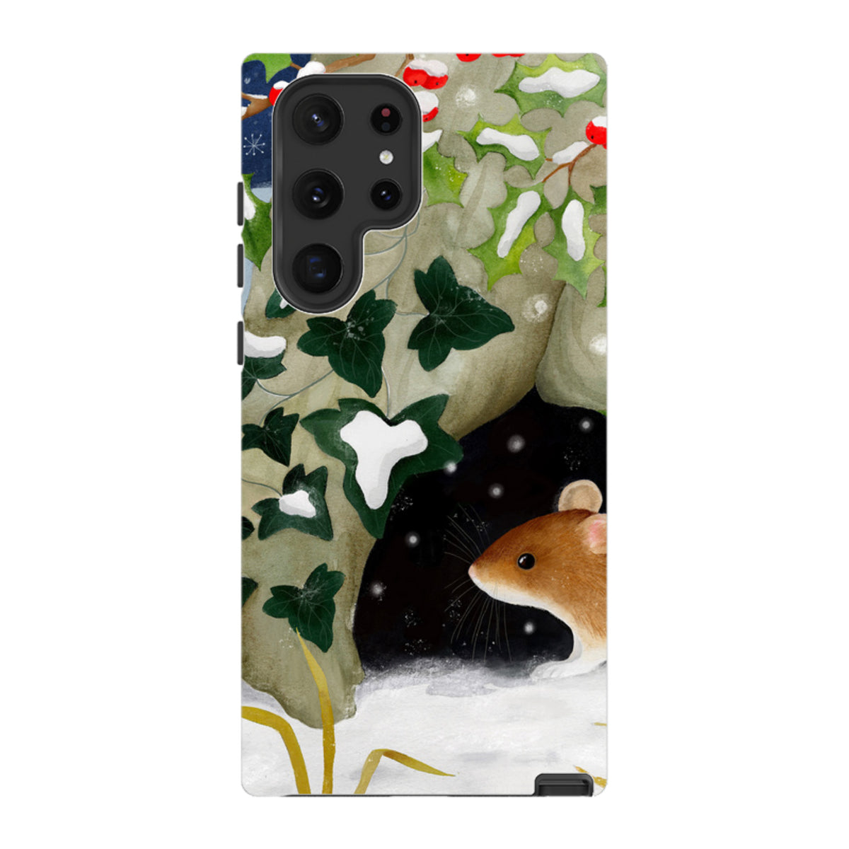 Samsung Tough Case - Winter Mouse By Bex Parkin