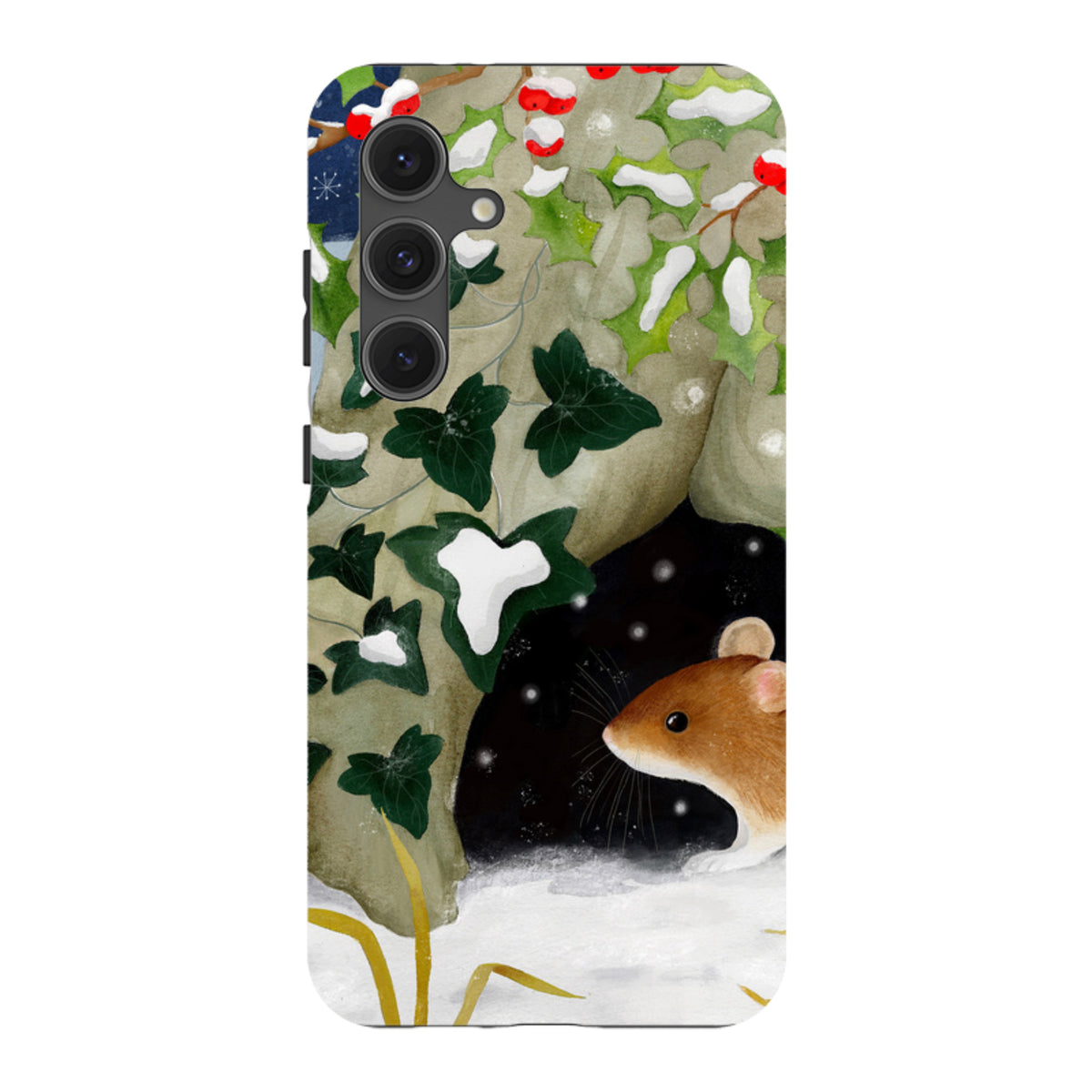 Samsung Tough Case - Winter Mouse By Bex Parkin