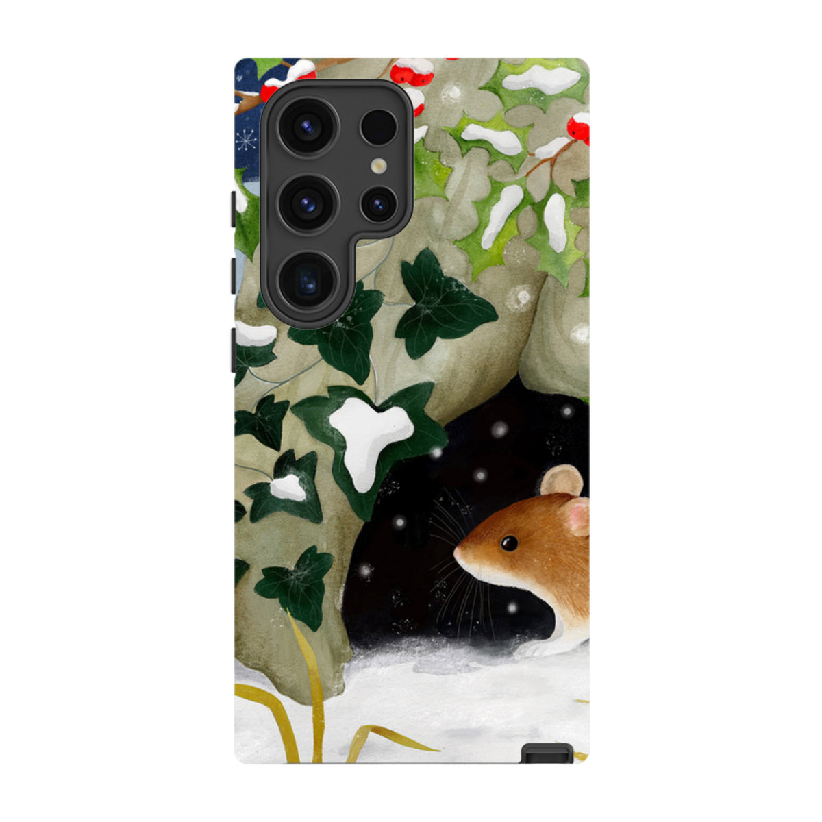 Samsung Tough Case - Winter Mouse By Bex Parkin