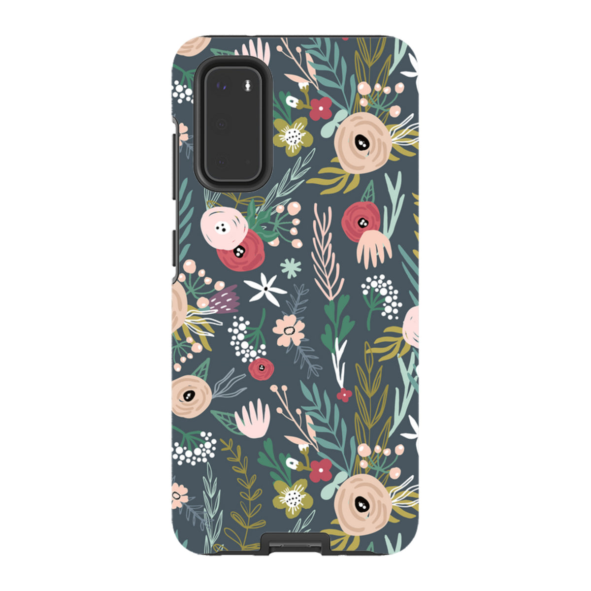 Samsung Tough Case - Winter Scandi Floral